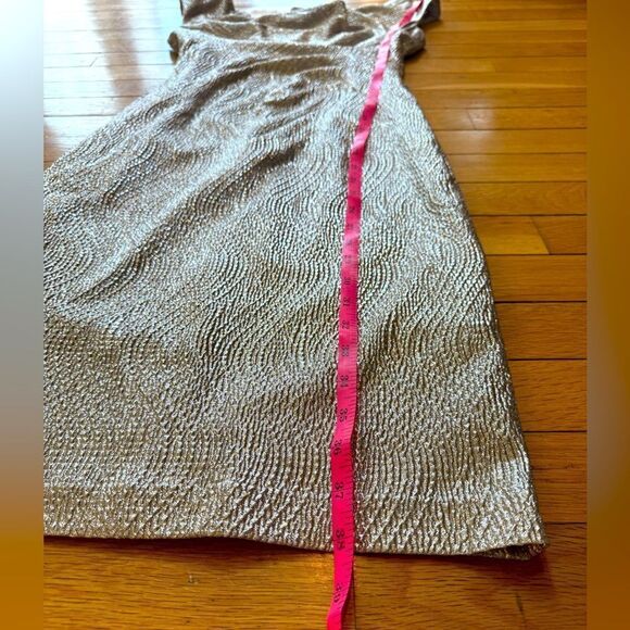 Lauren Ralph Lauren Gold Elegant Metallic Dress - Picture 8 of 8